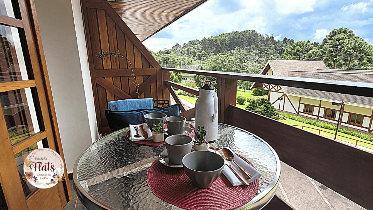 Ferienwohnung Duplex Luxo Com Piscina Aquecida, Lareira E Wifi Campos do Jordão Exterior foto