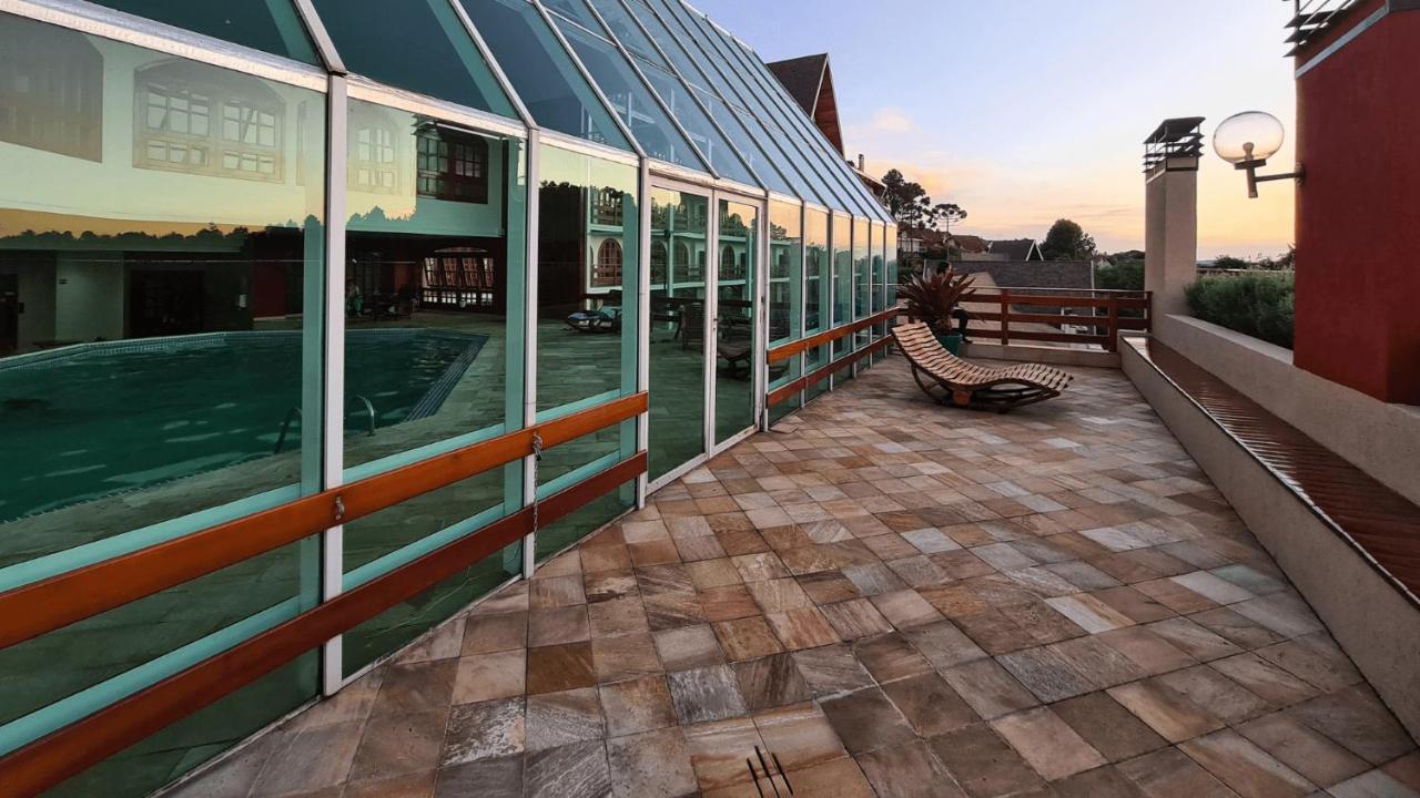 Ferienwohnung Duplex Luxo Com Piscina Aquecida, Lareira E Wifi Campos do Jordão Exterior foto