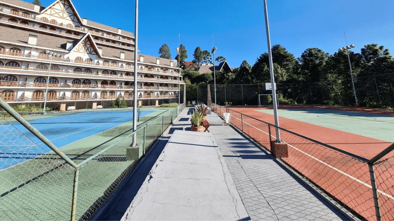 Ferienwohnung Duplex Luxo Com Piscina Aquecida, Lareira E Wifi Campos do Jordão Exterior foto
