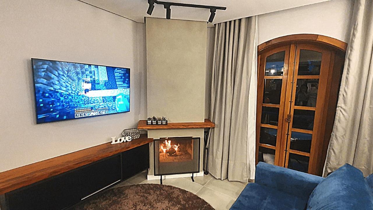Ferienwohnung Duplex Luxo Com Piscina Aquecida, Lareira E Wifi Campos do Jordão Exterior foto