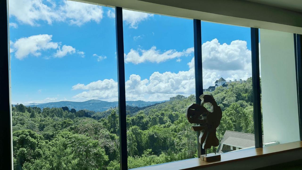 Ferienwohnung Duplex Luxo Com Piscina Aquecida, Lareira E Wifi Campos do Jordão Exterior foto